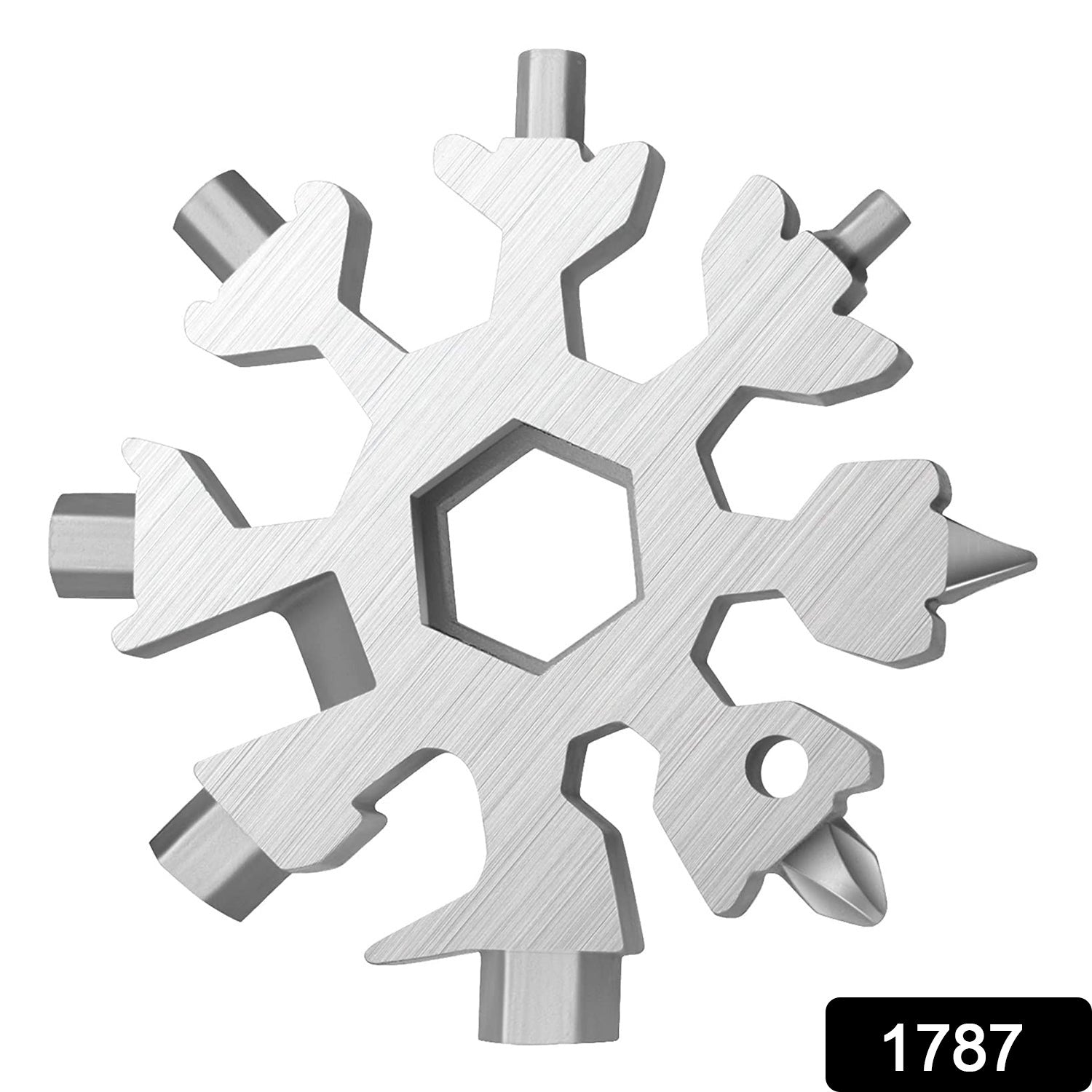 Durable & Portable 18 in 1 Snowflake Multi-Tool, Snowflake Bottle Opener Flat Phillips Screwdriver Kit Wrench Durable & Portable 18 in 1 Snowflake Multi-Tool, Snowflake Bottle Opener Flat Phillips Screwdriver Kit Wrench